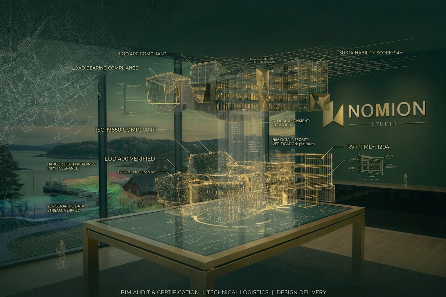 NOMION Studio BIM workspace